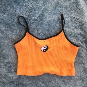 ying yang crop top
